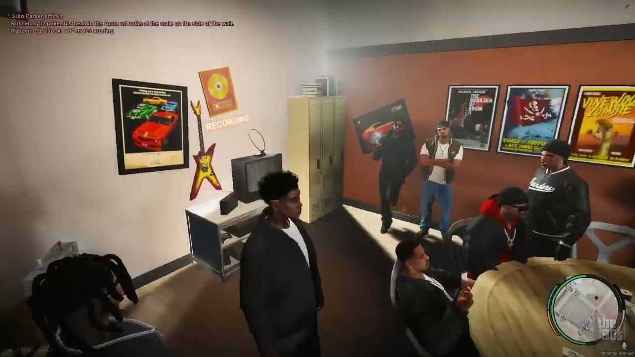 Funny argument at gang meeting 