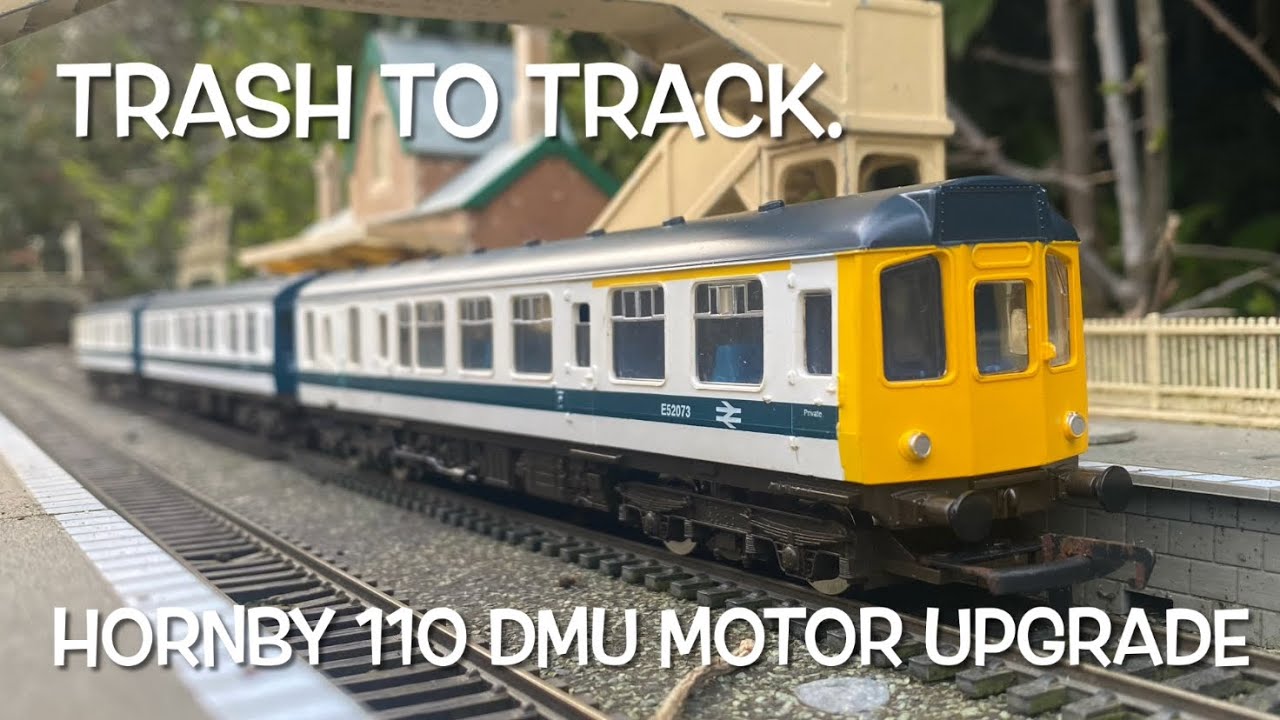 Trash to Track. Episode 145. Hornby 110 DMU motor upgrade.
