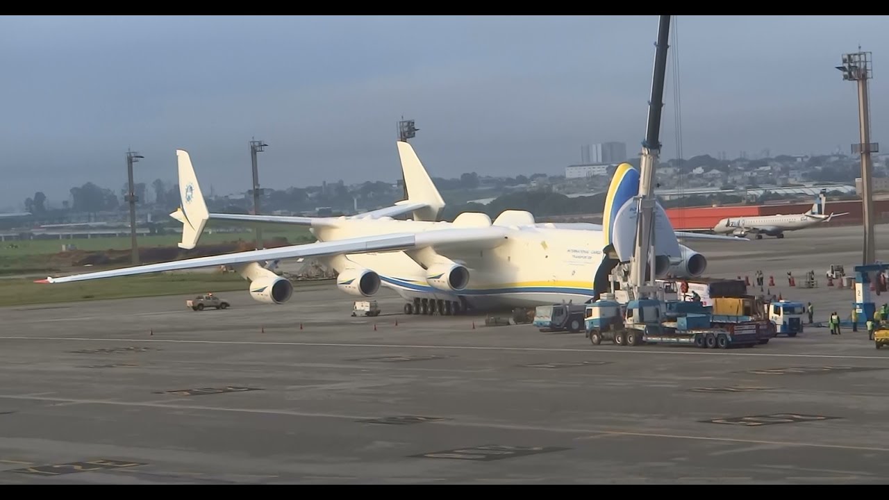 Decolagem do Antonov An-225 no GRU Airport/Guarulhos