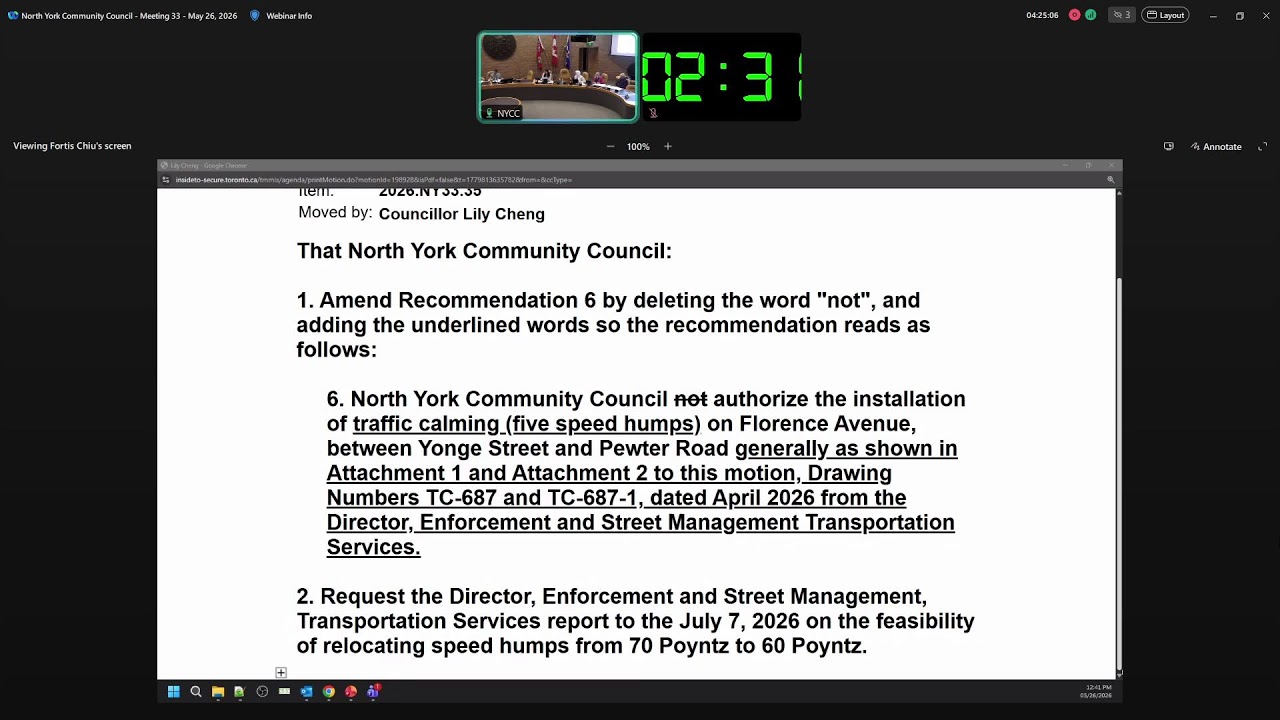 North York Community Council - May 26, 2026