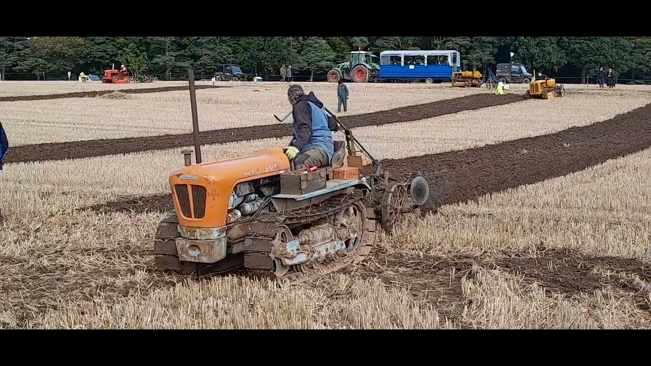 Lamborghini crawler British national ploughing championships 2024 Thoresby 2 furrow trailer plough