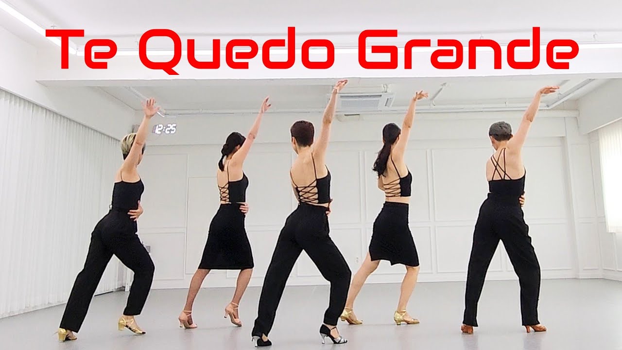 Te Quedo Grande LineDance/초중급라인댄스/Choreo: Nathalie LATERRIERE /Music:TQG - KAROL G & Shakira