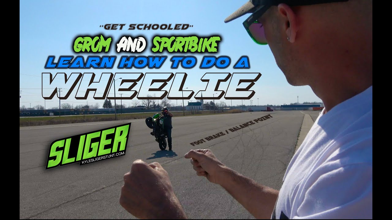 HOW TO WHEELIE : full details get homeschooled stunt basics using rear brake