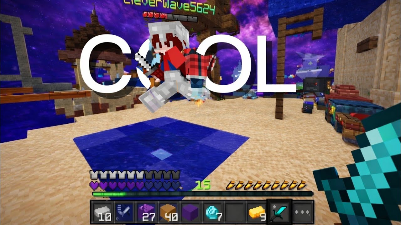Destroying everyone in Hive bedwars.