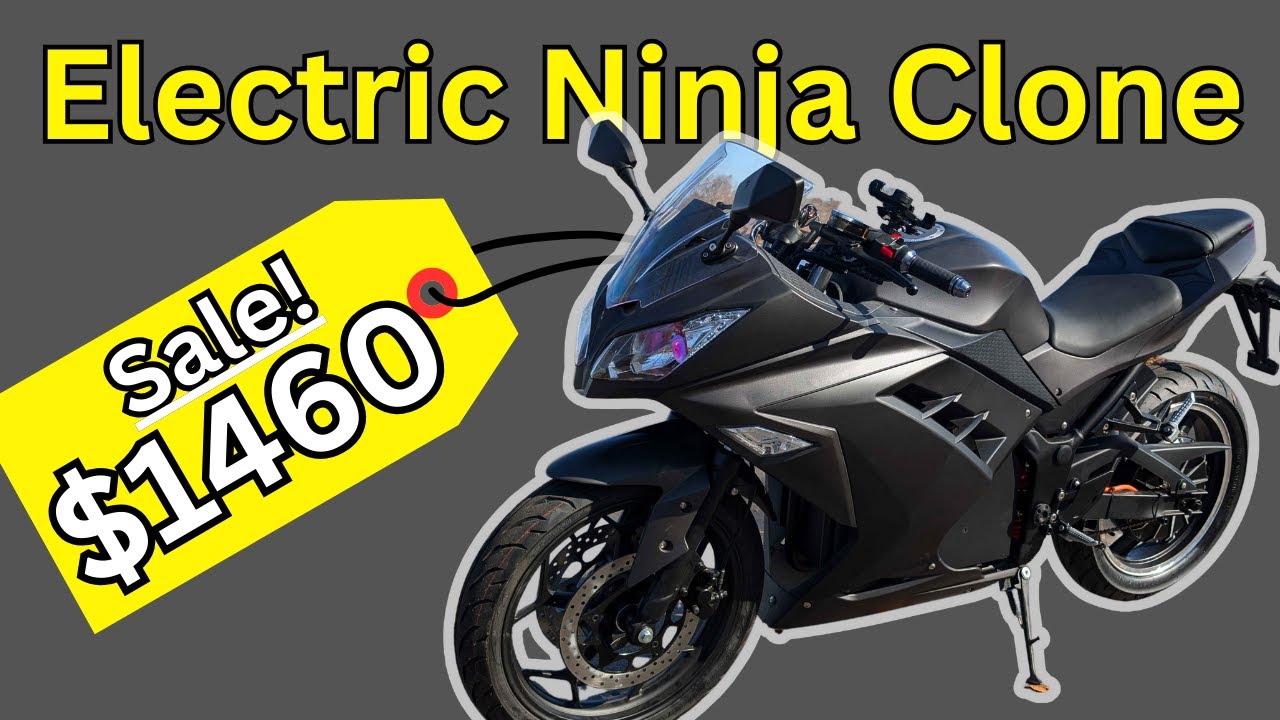I Bought the CHEAPEST Electric Motorcycle & Registered it! // $1460 for a 72v Bike!