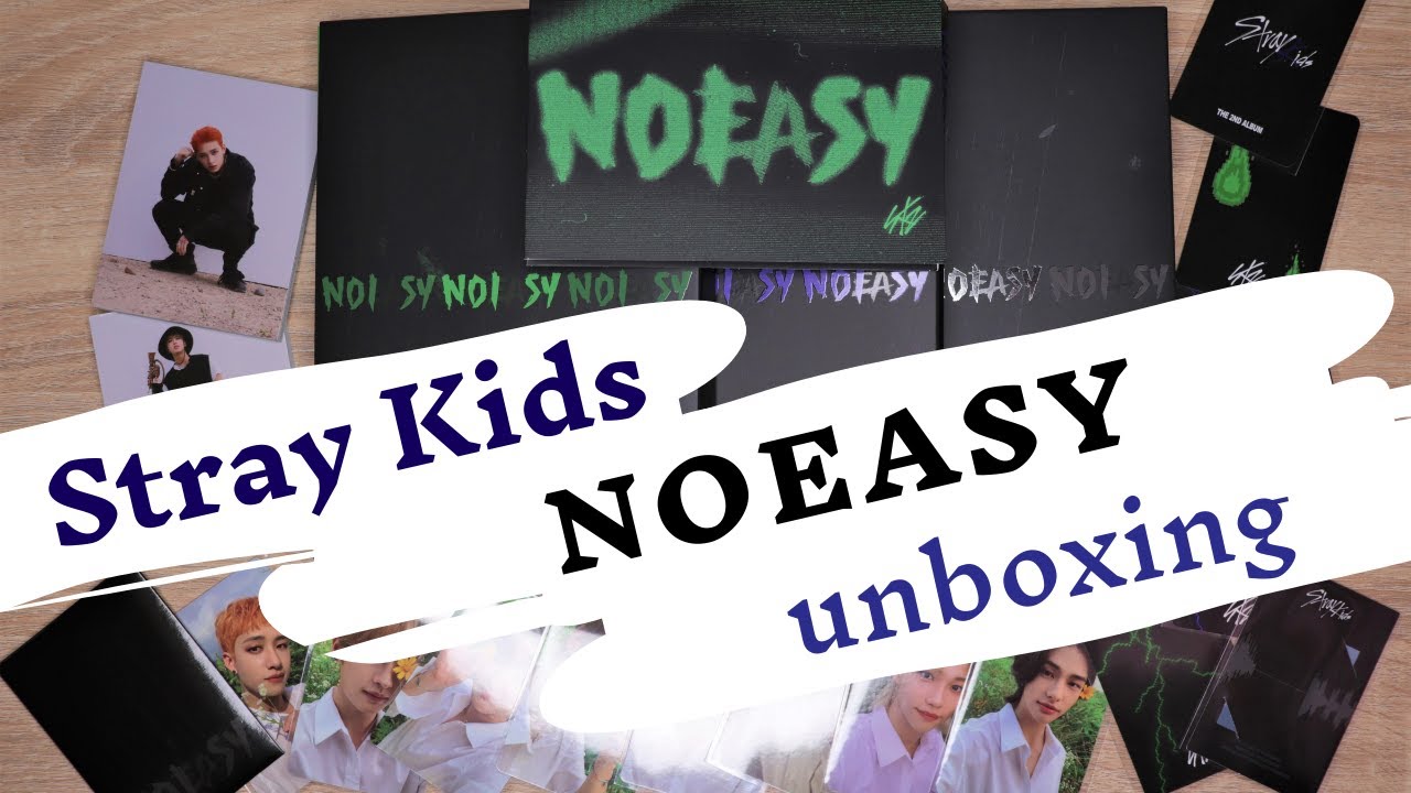 Stray Kids NOEASY распаковка альбома и мнение | Unboxing