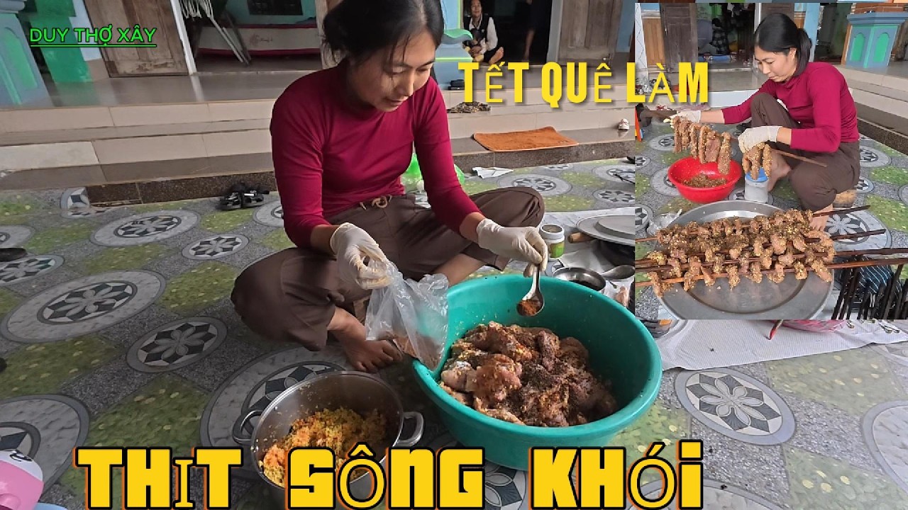 Làm Món Thịt Trâu xông khói để ăn tết quê  2026￼