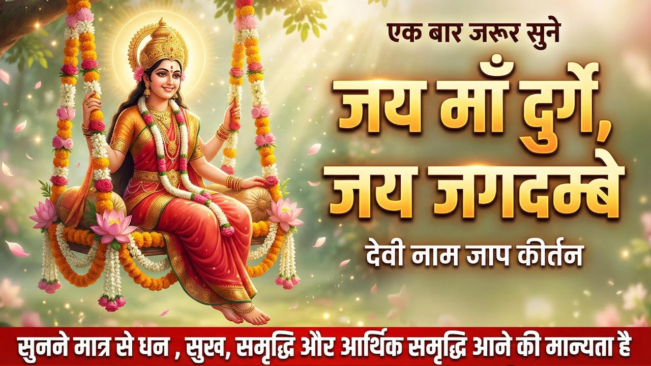 Jai Maa Durge Jai Jagdambe | Beautiful Durga Maa Kirtan | Navratri Special Bhajan