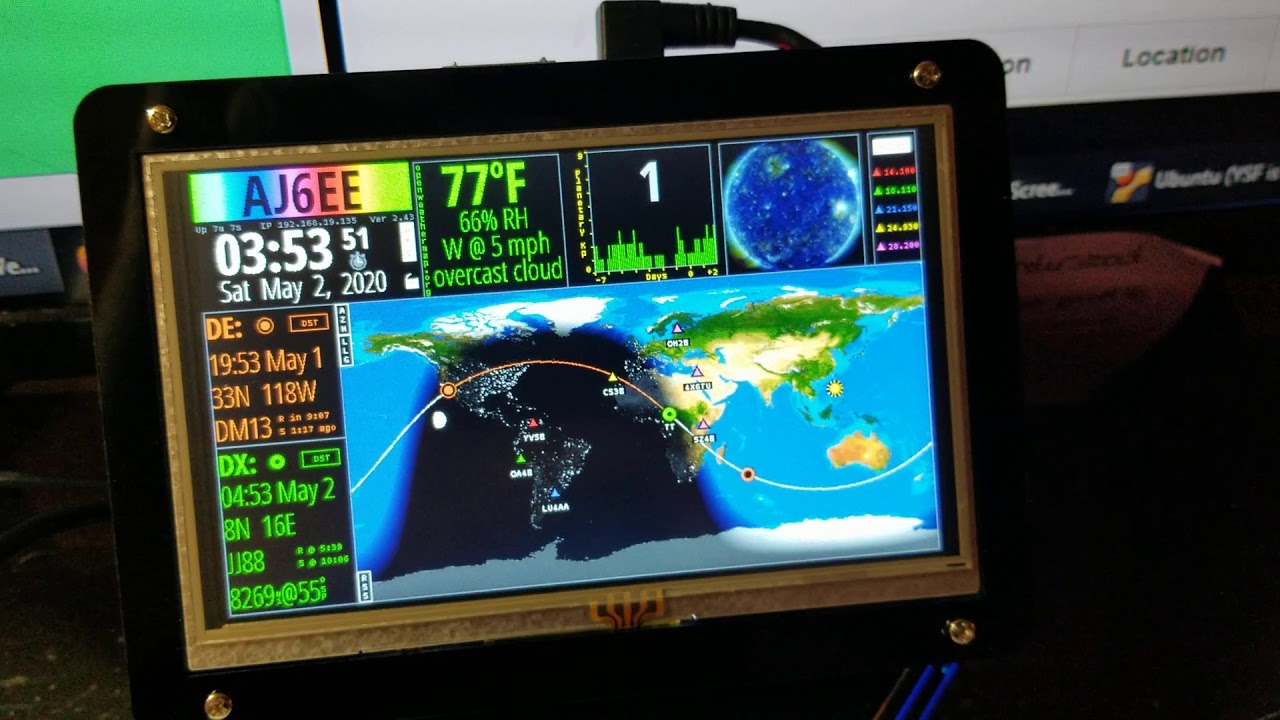 NCDXF/IARU Beacons, HamClock, Raspberry Pi and WebSDR