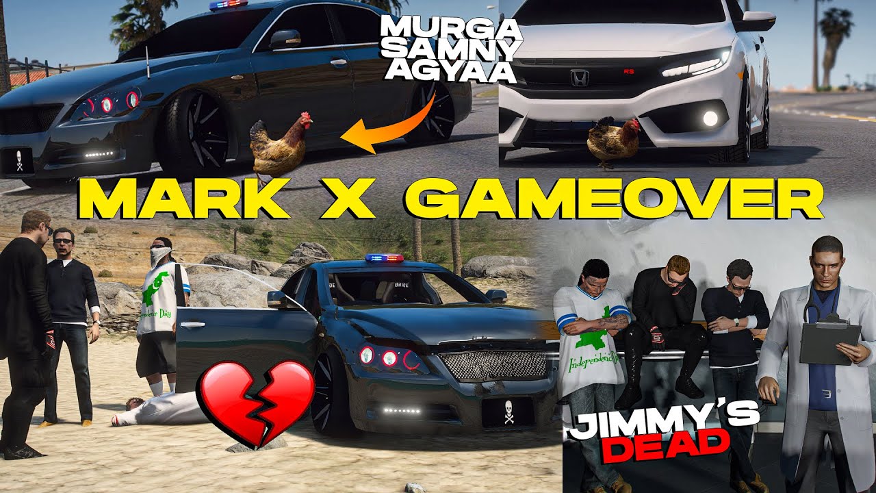 JIMMY LOST HIS LIFE AND OUR BELOVED MARK X !! | CIVIC WON | GTA 5 PAKISTAN