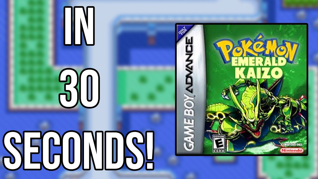 Pokemon Emerald Kaizo за 30 секунд!