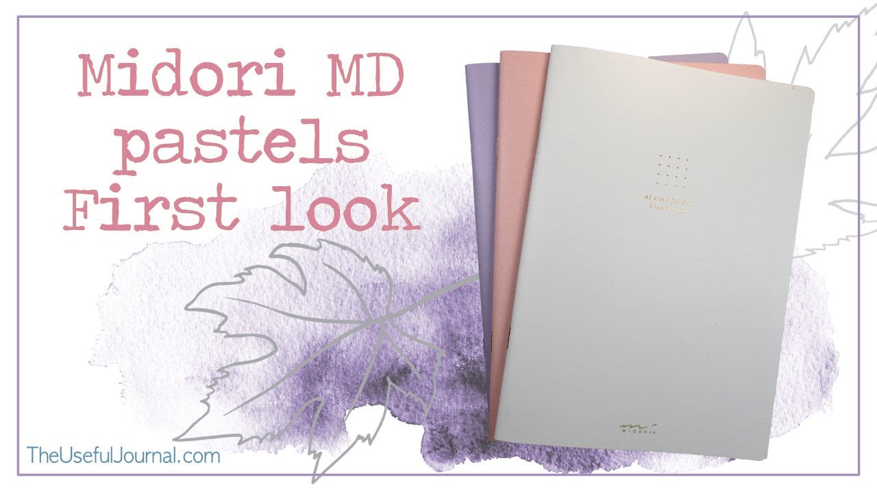 Midori MD soft color A5 notebook first look