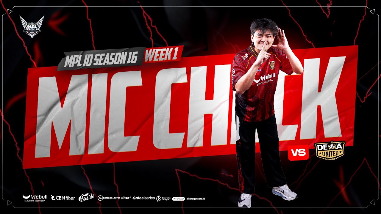 MIC CHECK ALTER EGO VS DEWA UNITED | WEEK 1 MPL S16