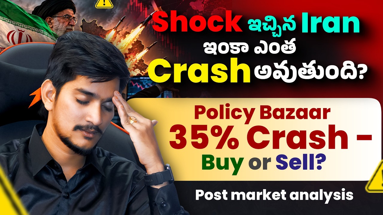 Market Sell-Off Explained | Banking Stocks, PB Fintech, Insurance Stocks, Gold-Silver, UPI, NSE, SBI