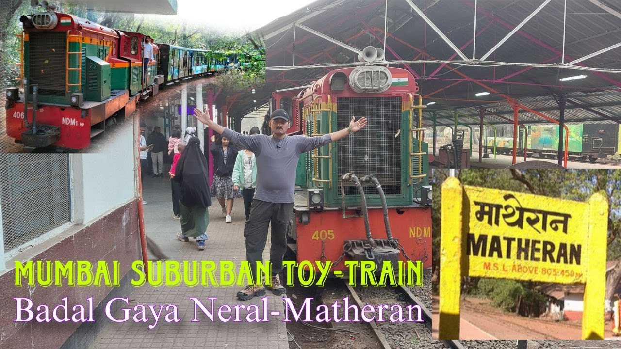 Neral Matheran Toy Train Journey 