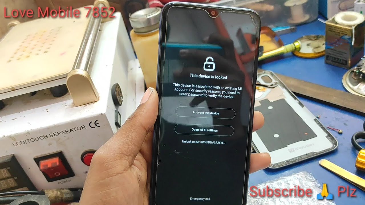 Redmi 7 Mi Account Unlock With Ufi Box Latest 2021