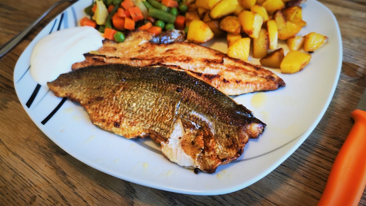 &Auml;sche in Butter braten