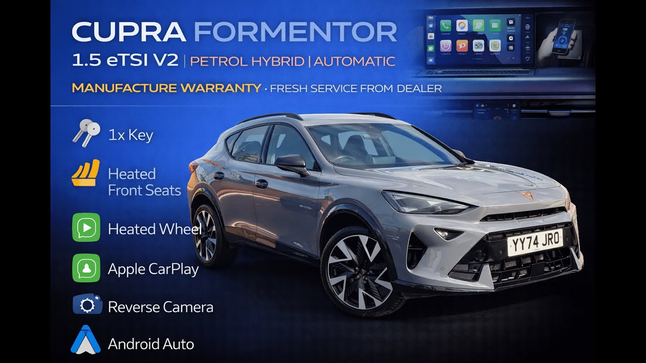 Cupra Formentor eTSI V2 | Hybrid, Virtual Cockpit & Heated Seats