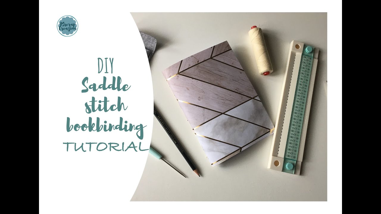 Come realizzare un quaderno fai da te - DIY saddle stitch bookbinding – TUTORIAL with ENG subtitles