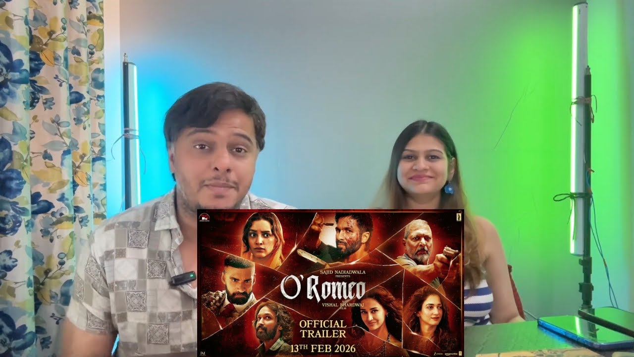 O'Romeo Trailer Reaction | Sajid N | Vishal B | Shahid K | Triptii D | Nana P | Avinash T | 13th Feb