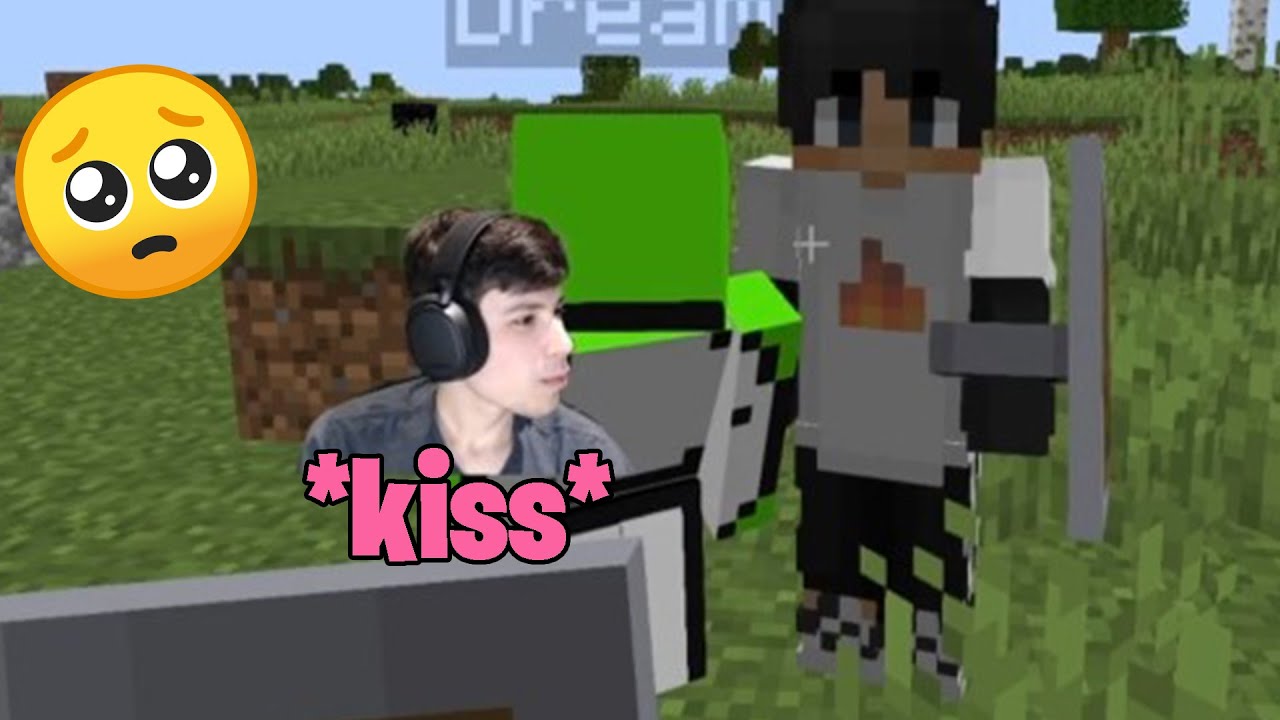 george kisses dream on stream live! so cute omg
