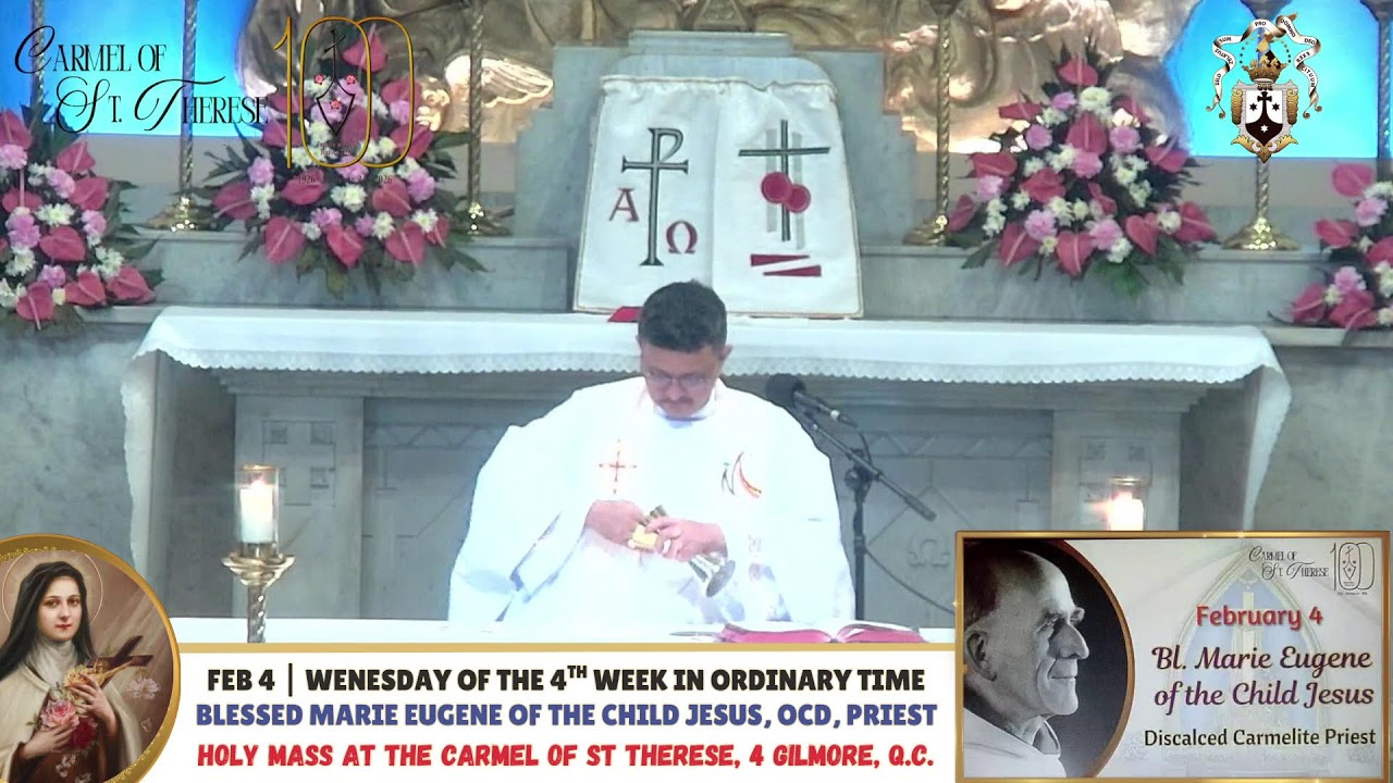 FEB. 4 | LAUDS & HOLY MASS | OPT. MEMORIA OF BL. MARIE EUGENE, PRIEST