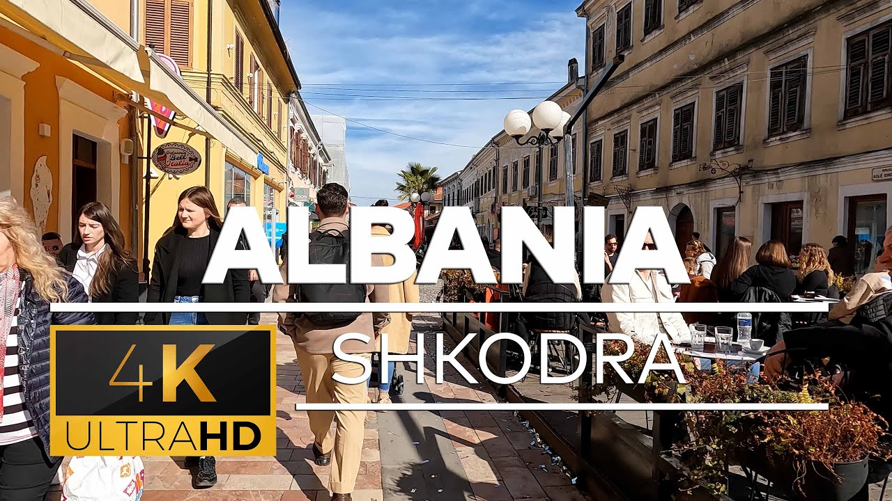 4K Ultra HD Walking  | Shkodra, Albania | Shkodër #walking #vlog #travel
