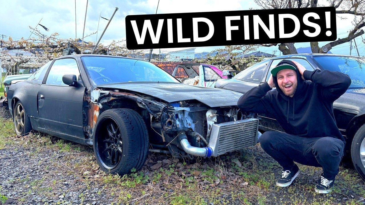Blown away by the ABANDONED cars in Japan...