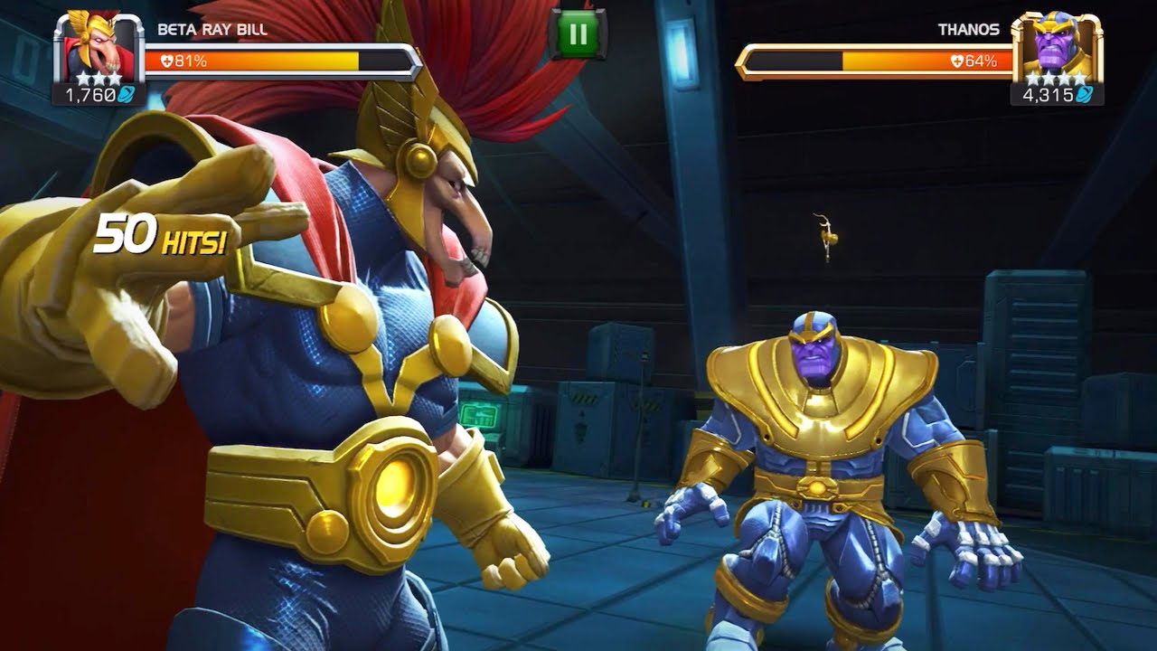 Beta Ray Bill Vs Thanos - Marvel Contest of Champions