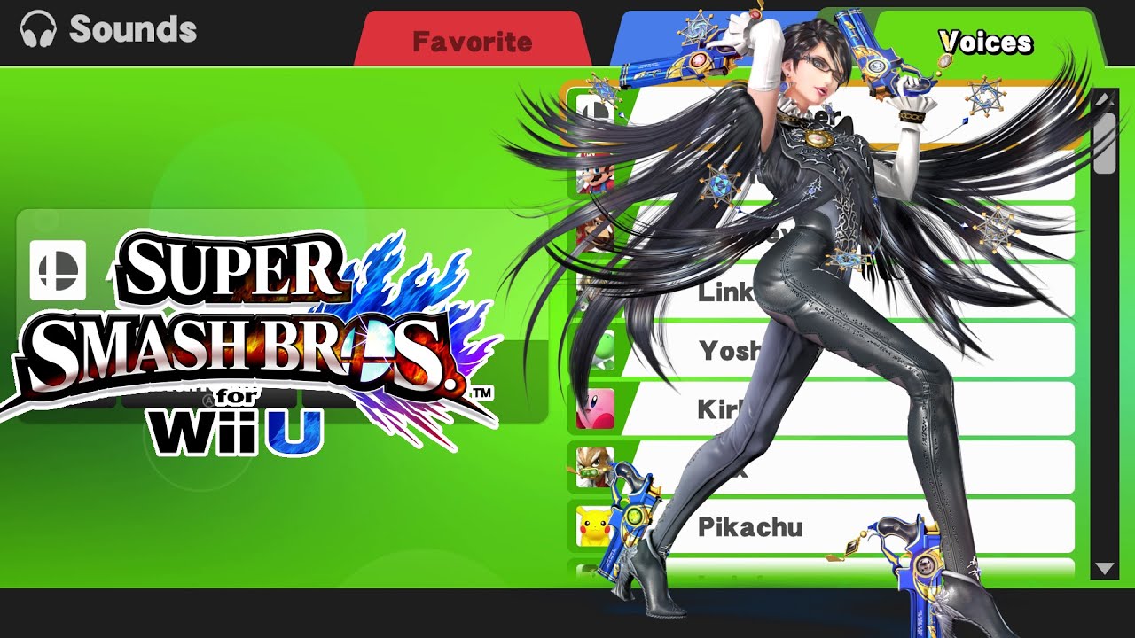 Bayonetta Voice clips - Super Smash Bros Wii U