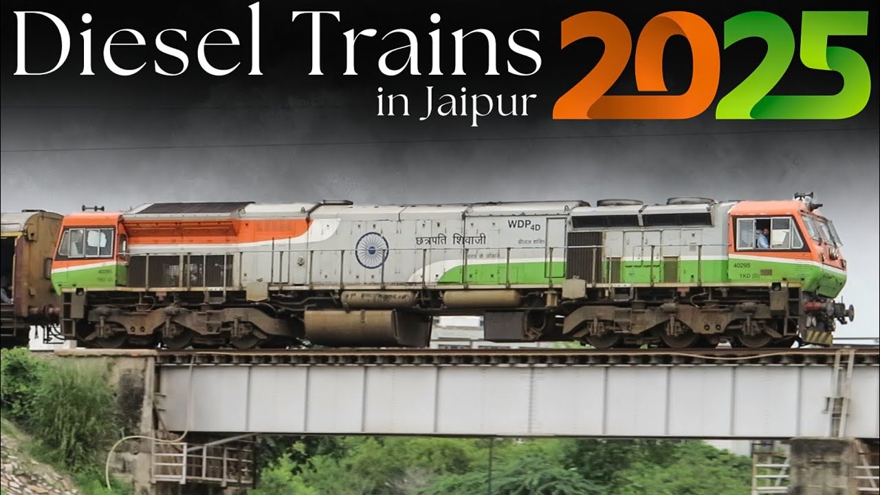 Diesel Trains in Jaipur 2025 | Indian Railways