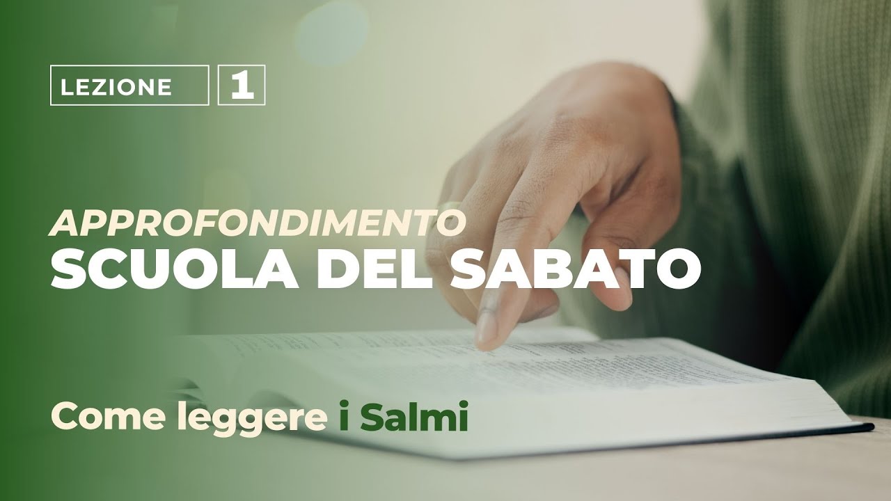 SdS - Il Libro dei Salmi - Lezione 1