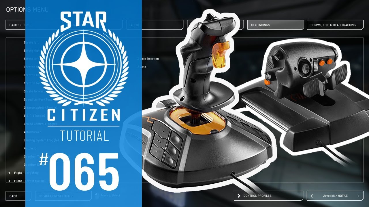 STAR CITIZEN #065 | TUTORIAL | FLIEGEN MIT JOYSTICK & HOTAS | Deutsch/German | Alpha 3.6.1