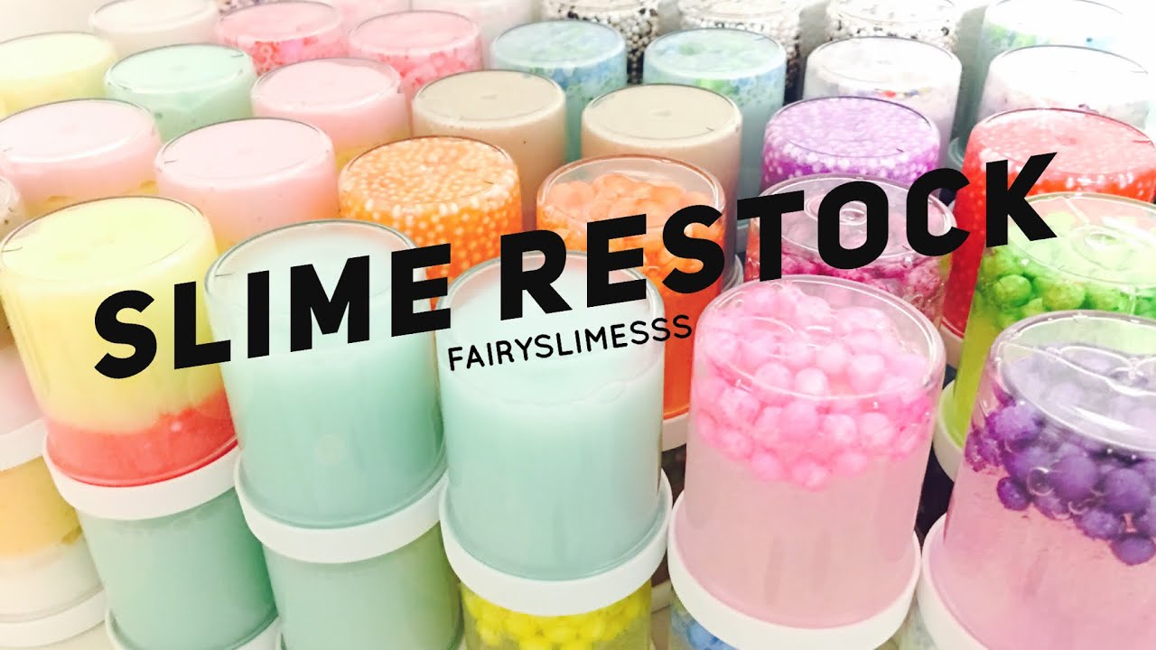 HUGE SLIME RESTOCK! JANUARY 14, 2018 | Fairyslimesss 2018