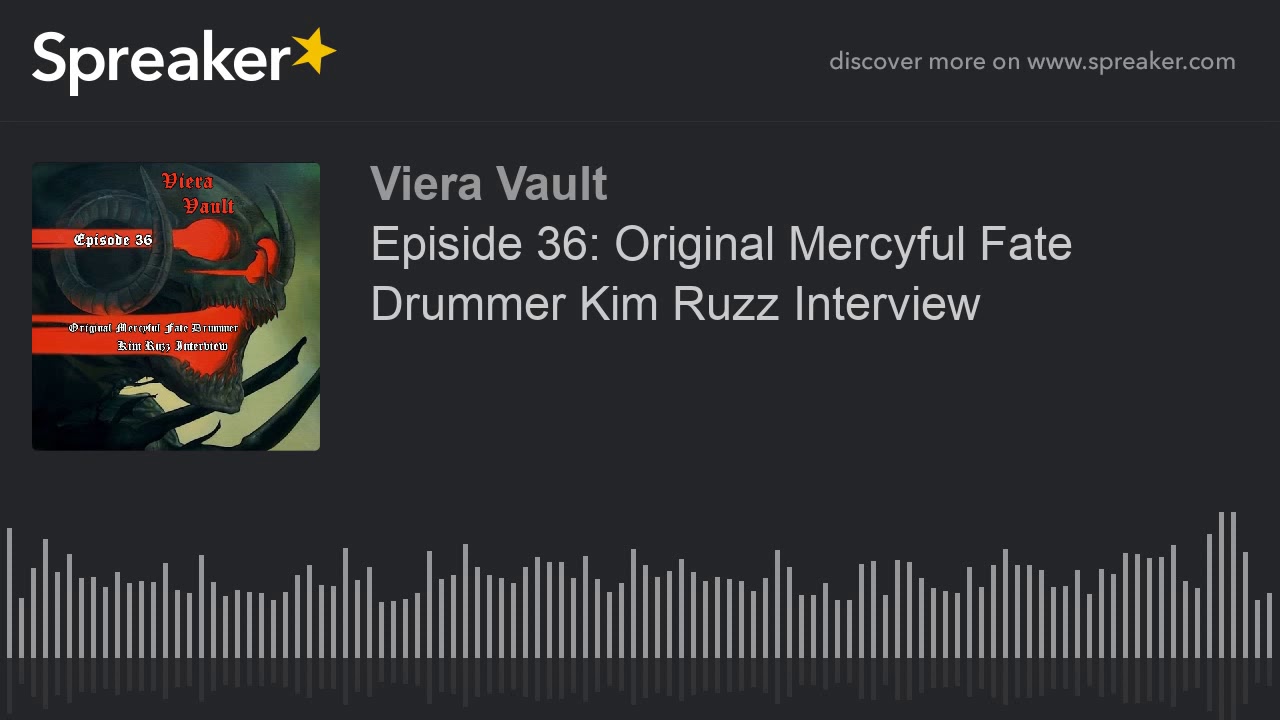 Episide 36: Original Mercyful Fate Drummer Kim Ruzz Interview