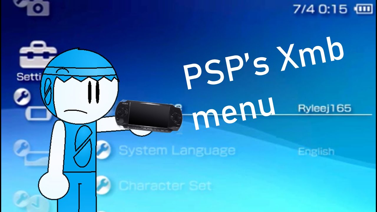 PSP XMB menu