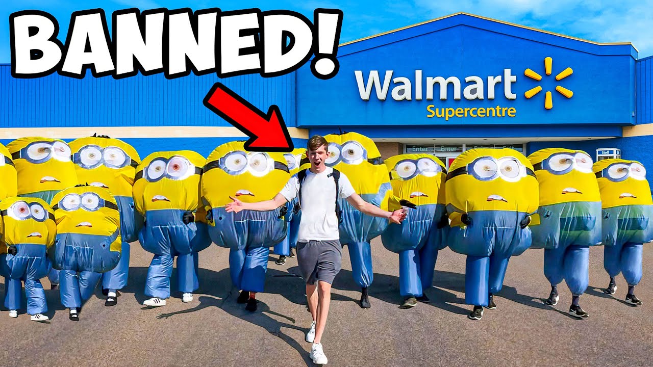 Я вторгся в Walmart со своей армией приспешников (вот что произошло!!)