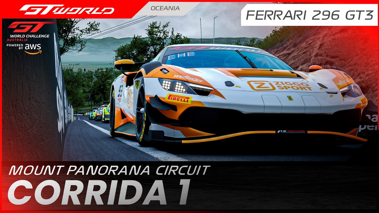 12 MINUTOS DE BATHURST! 🏁 P1 insano com a Ferrari 296 GTB