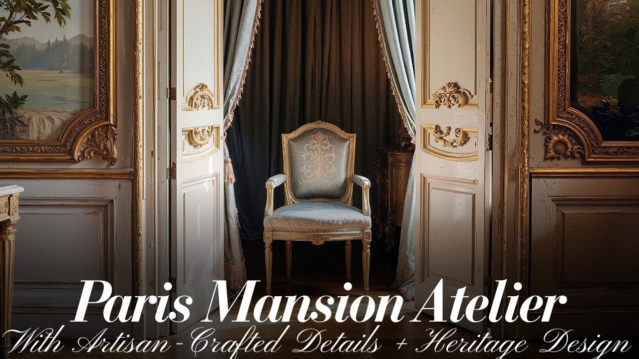 Paris Mansion Interior Design with French Heritage - Luxury Home Tour