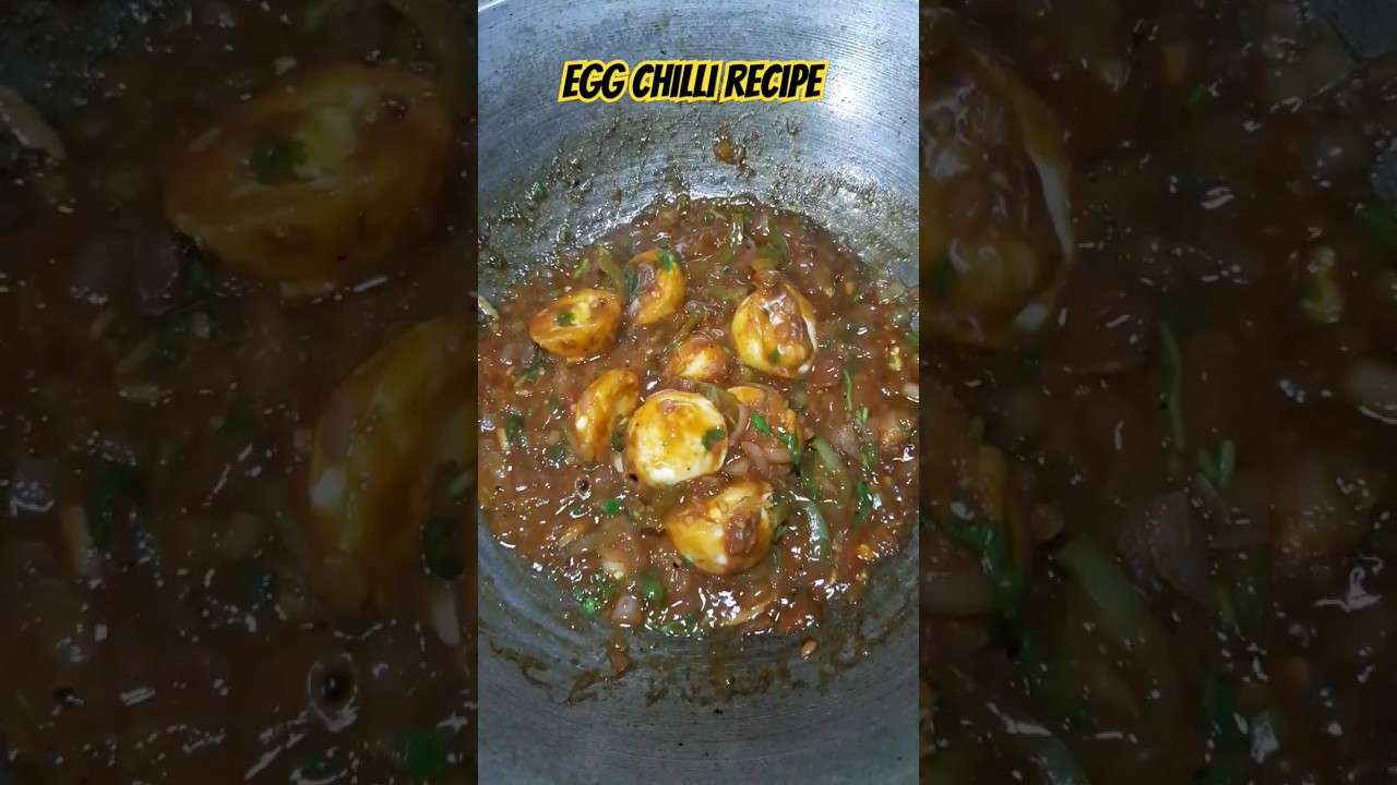 Egg chilli recipe | अंडा चीली | boiled egg recipe #shorts #food #easyrecipe