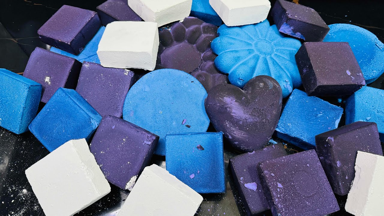 Soft Chalk ASMR Crush | Satisfying Dyed Chalk Video 