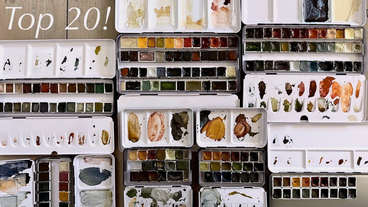 Top 20 Favourite Watercolours 2026