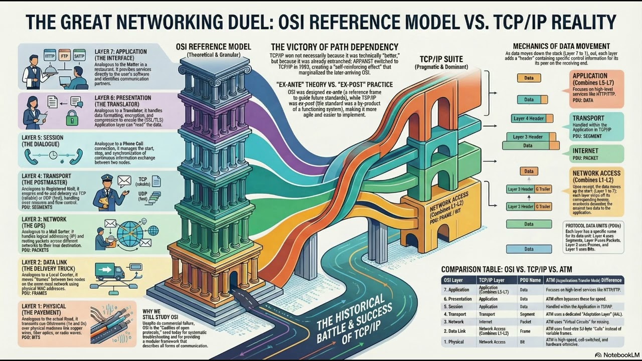OSI Model vs. TCP/IP Explained: The Protocol Wars & Complete Layer Deep Dive