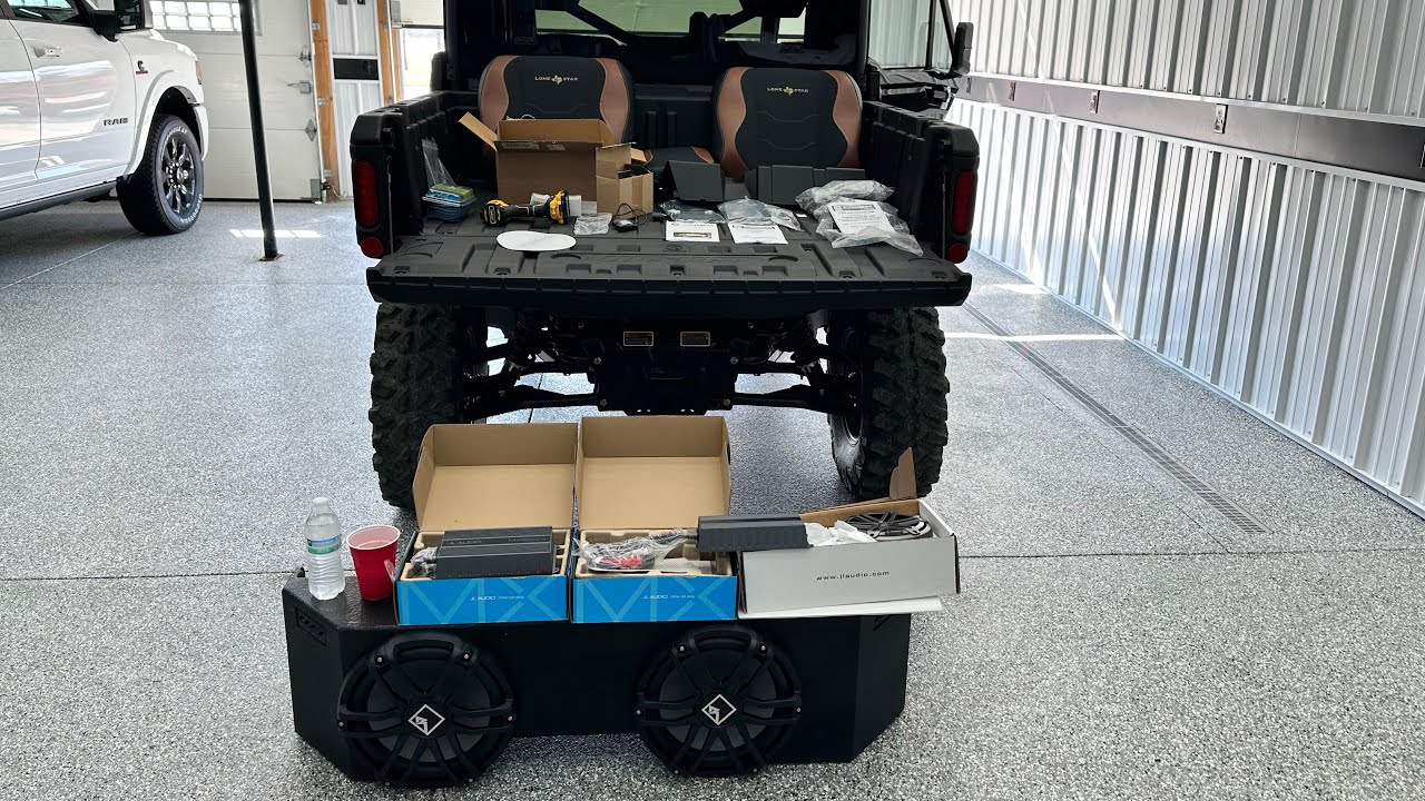 Can Am Defender JL Audio Upgrades, Subs, Dome Lights & Street Legal Kit