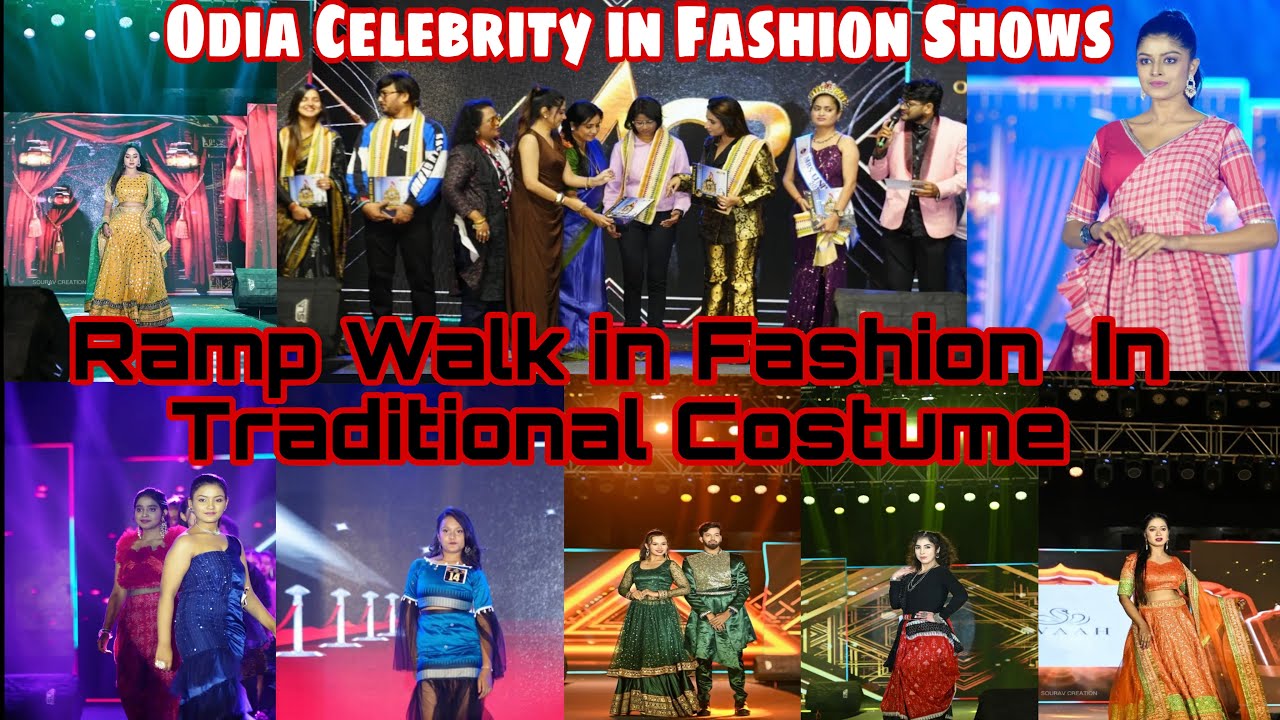 Odia Celebrity In Ramp Walk / Ramp walk in Fashion in Traditional Costume in Bhubaneswar/ Ramp walk