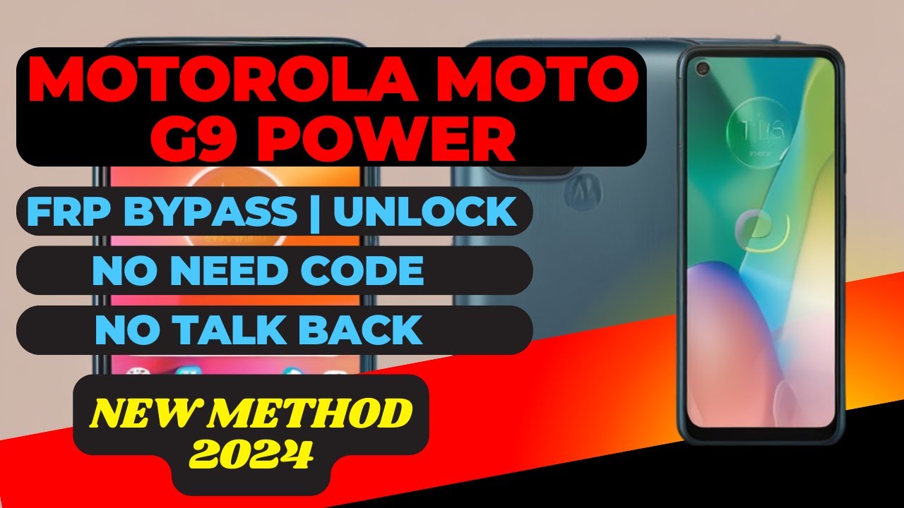 Motorola Moto G9 Power FRP unlock new method🧨💥🧨| FRP bypass for Motorola Moto G9 Power 2024 🏍🏍🏍