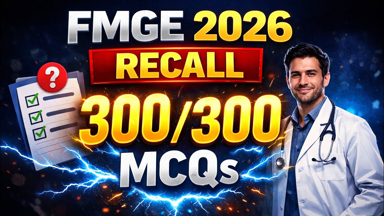 300/300 FULL FMGE JAN 2026 RECALL 