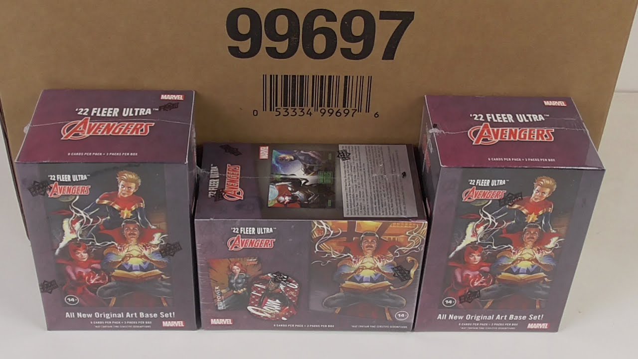 2022 Fleer Ultra Avengers Blaster Box Case Break (Part 1)