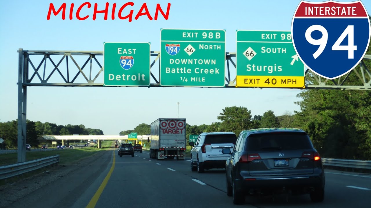 Interstate 94 - Michigan eastbound [FULL LENGTH VIDEO]