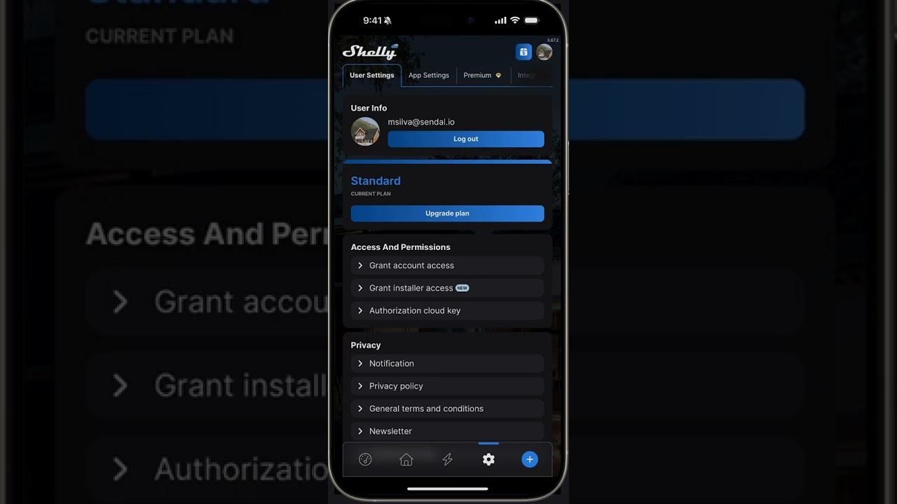 Find Your Shelly Cloud Key and Server Information